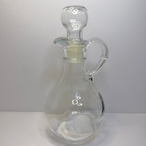 Anchor Hocking Presence Clear Glass Cruet With Stopper